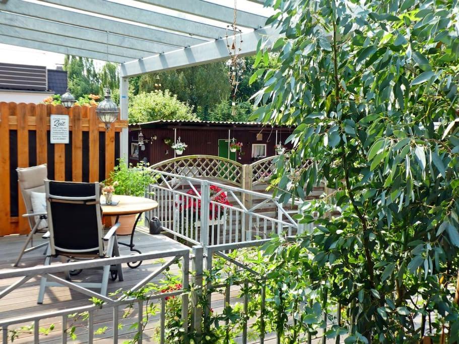 Landgang I 90Qm² Mit Garten Elsfleth Buitenkant foto